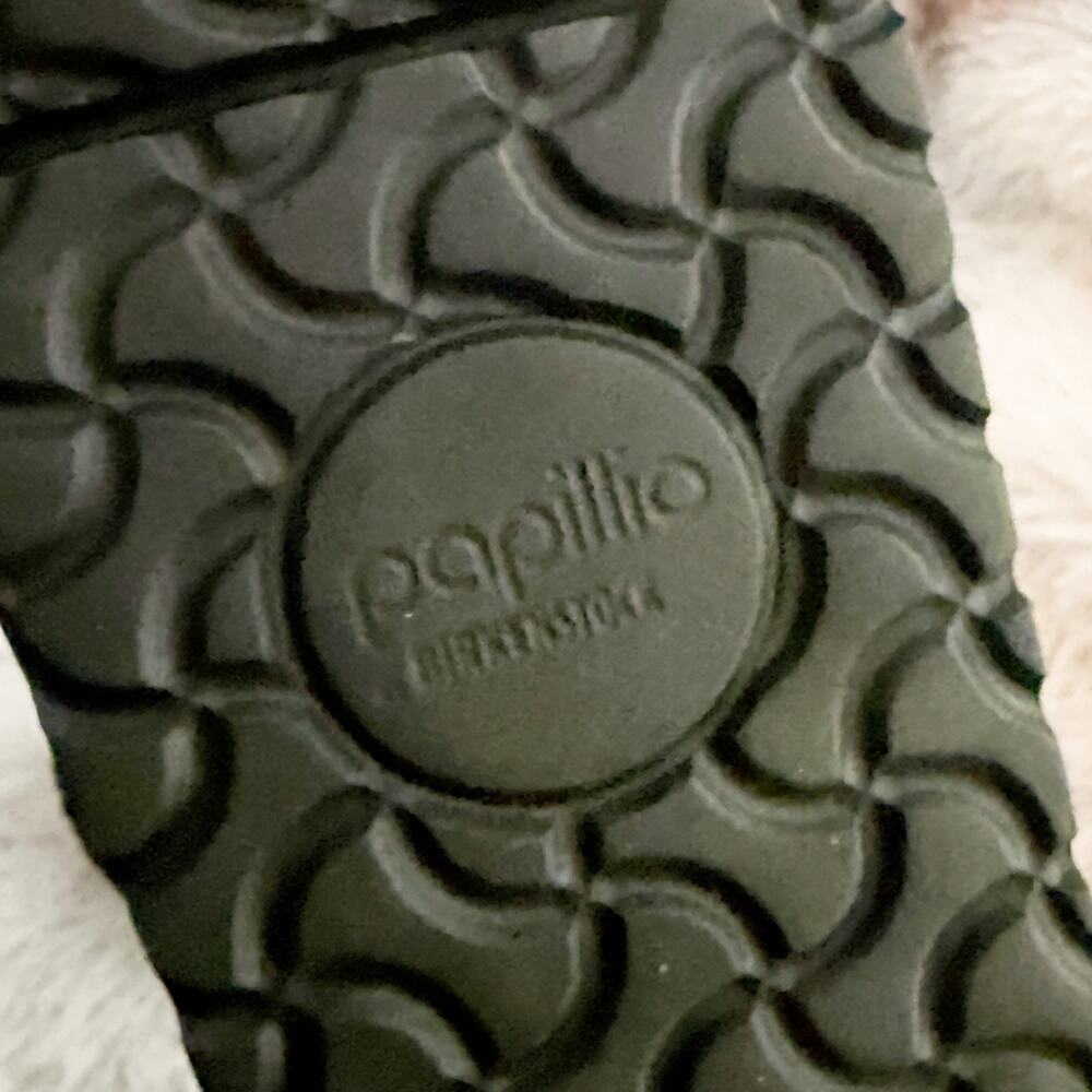 BIRKENSTOCK | Slide Sandals Arizona Flex Platform "Stone Coin" Gray Vegan | 38 - Picture 5 of 9